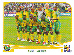 Team Photo South Africa samolepka Panini World Cup 2010 #30